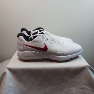Nike Vapor Pro Golf Shoes White/University Red Sz 7.5W